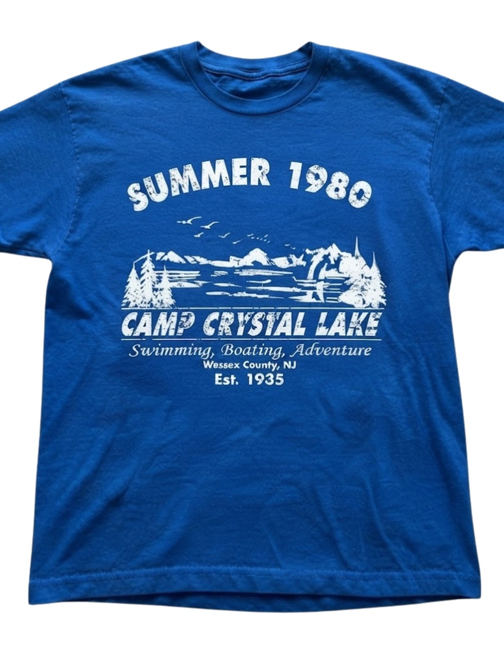 Camp Crystal Lake Gildan T-Shirt Graphic Tee Summer 1980